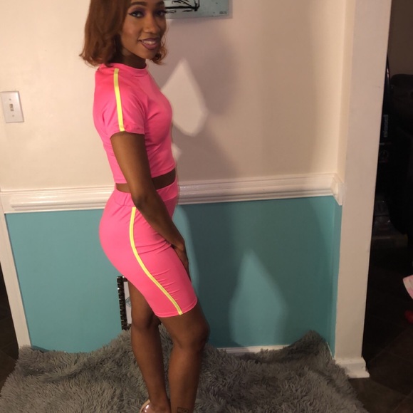 Neon Pink “Ride wit Me” Set - Picture 3 of 5